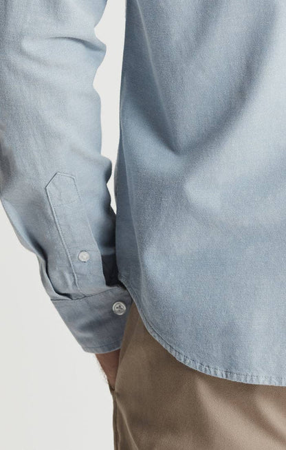Classic Oxford Long Sleeve Shirt: WHITE / L