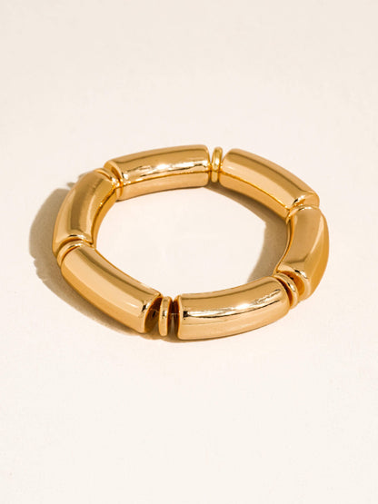Aira 18K Gold Non-Tarnish Chunky Leopard Resin Bangle Set: Leopard