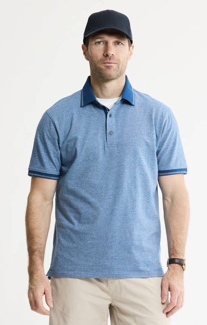 Luxe Brushed Knit Polo: GREEN / 2XL