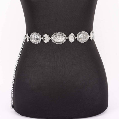 Vintage Metal Chain Belt: SL