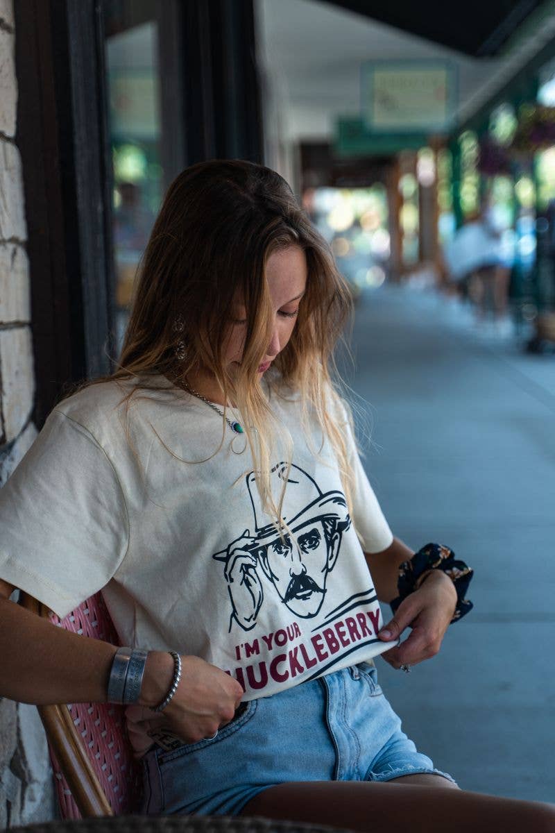 I'm Your Huckleberry Unisex Tee - Natural