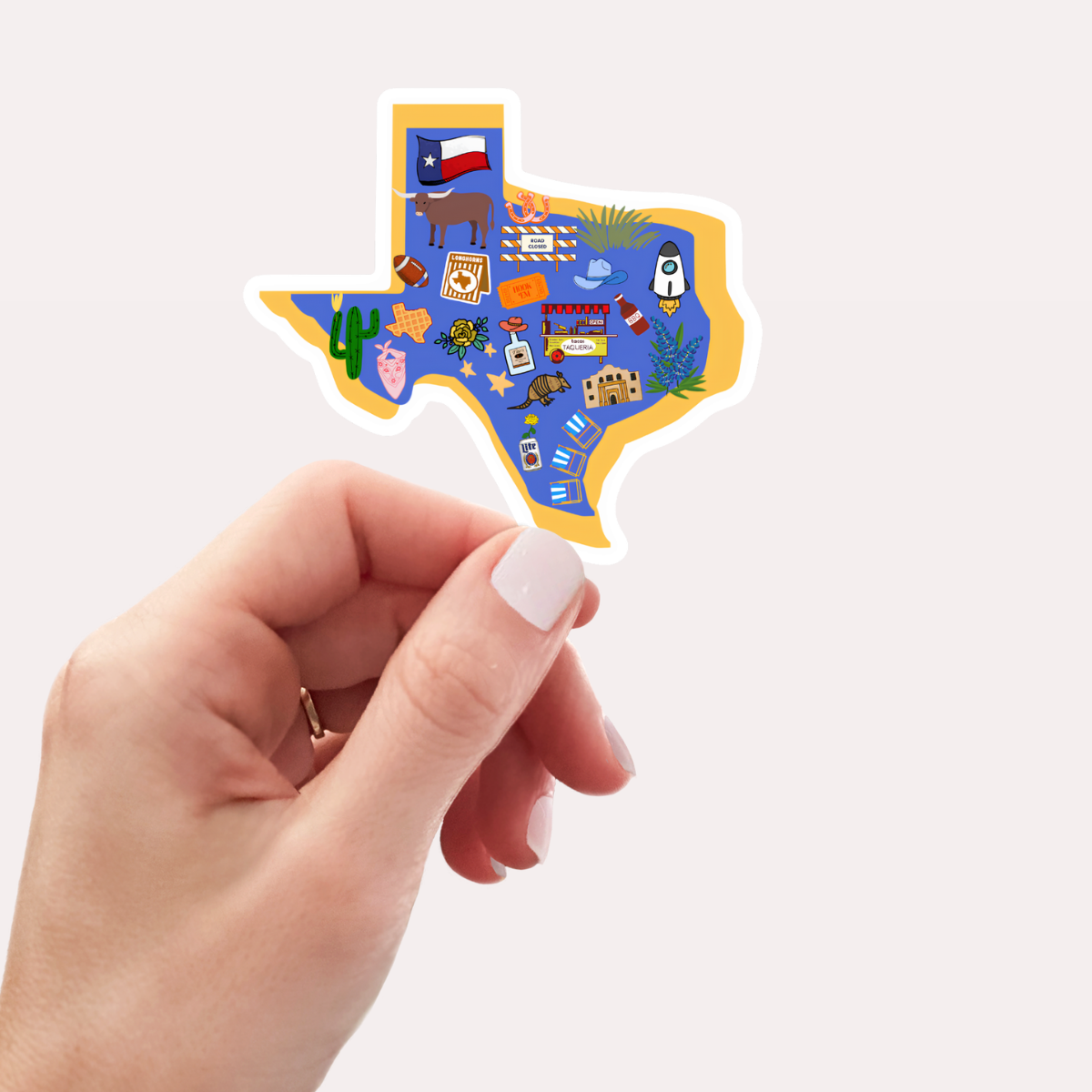 Texas Favorites Sticker