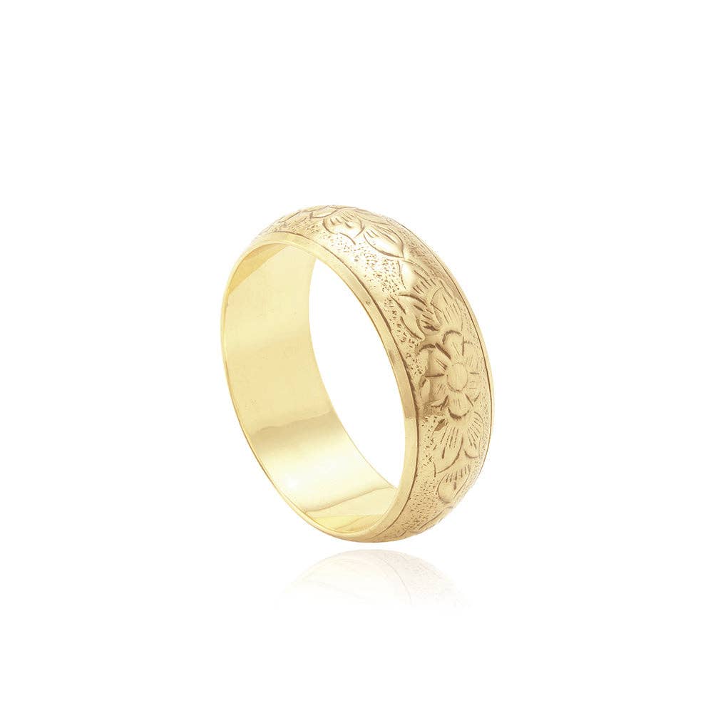 Wildflower Wind Bracelet: Golden