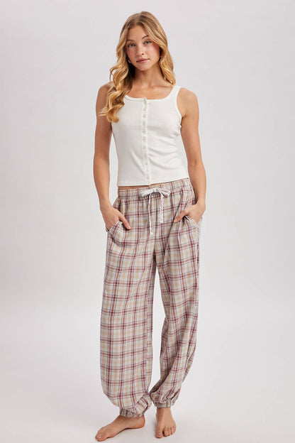Greer Button Down Pointelle Tank Top: Ivory