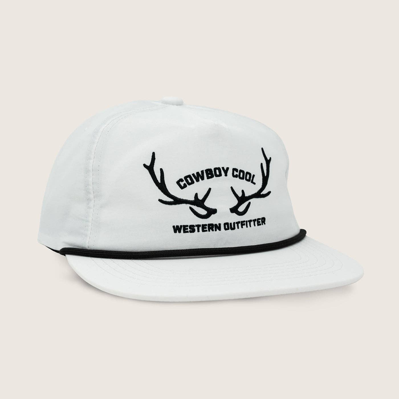 Western Outfitters Rope Hat: White