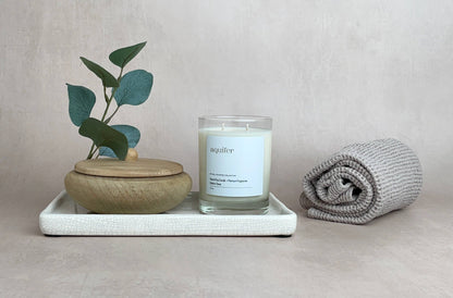 Aquifer | Eucalyptus + Spa | Elevated Soy Candle, 11oz