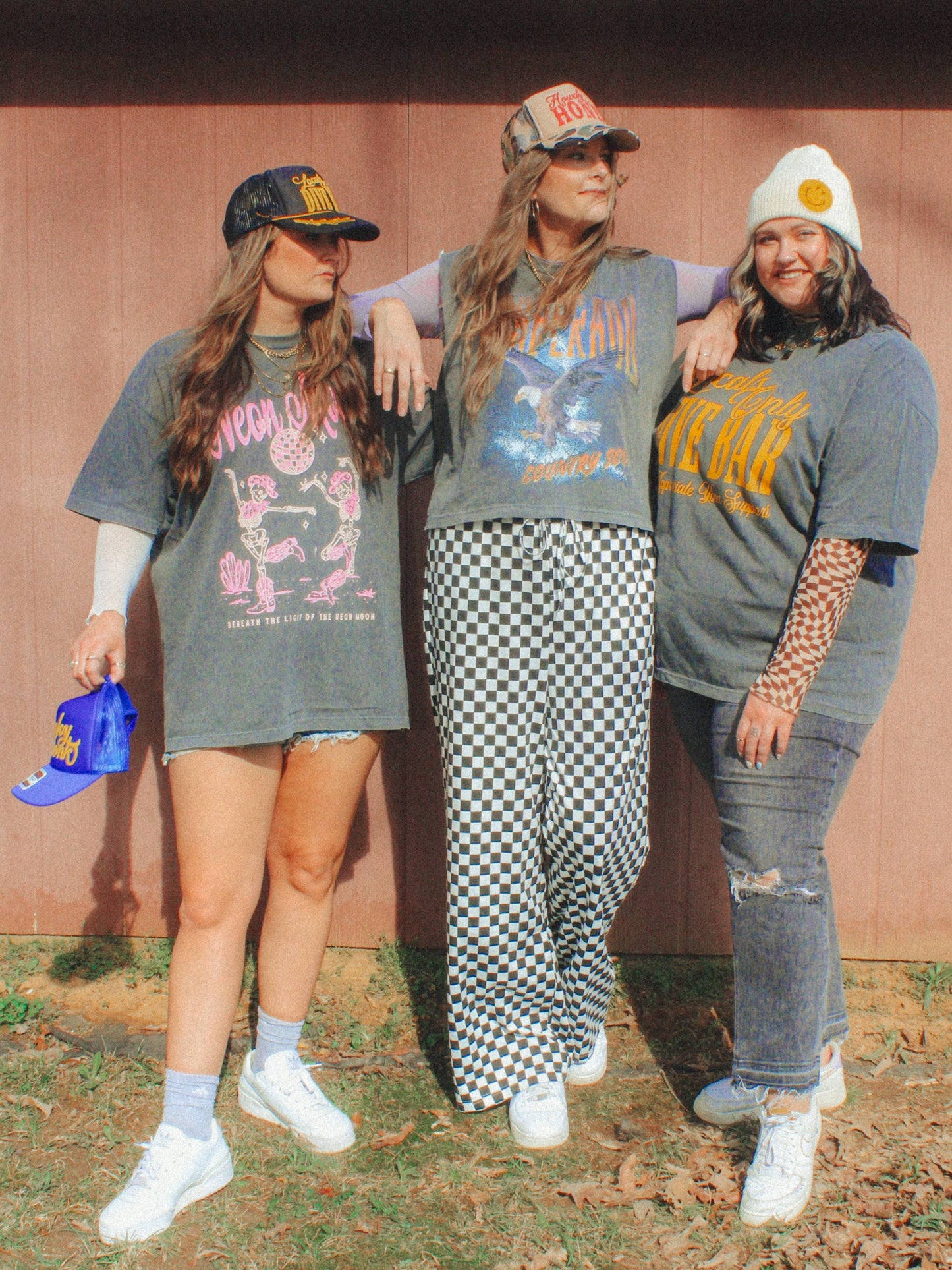 Locals Only Dive Bar, Western Boxy Oversized TShirt