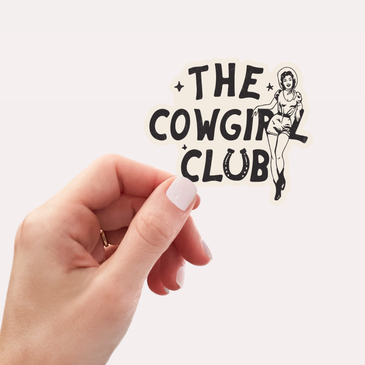 The Cowgirl Club Sticker – Vintage Western Cowgirl