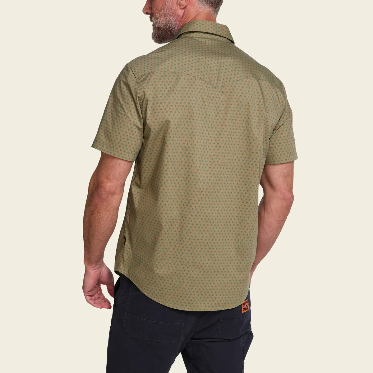 H Bar B Snapshirt: Lockhart Floral Olive