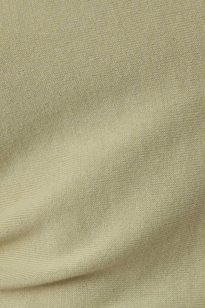 Mae Boat Neck Wide Shoulder Knit Top: Sage Green