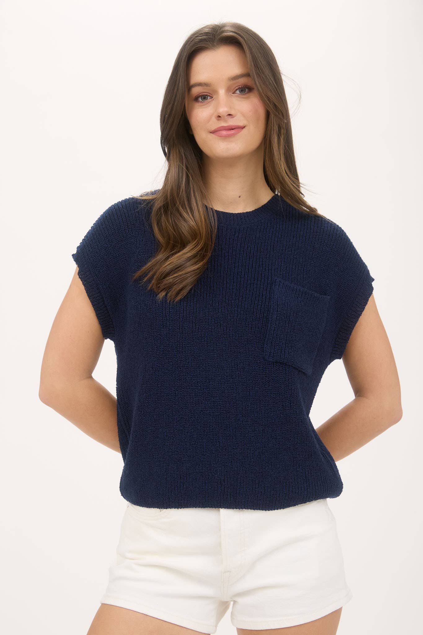 Dockside Short Sleeve Knit Top