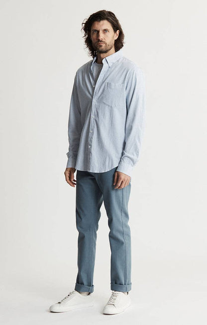 Classic Oxford Long Sleeve Shirt: WHITE / XL