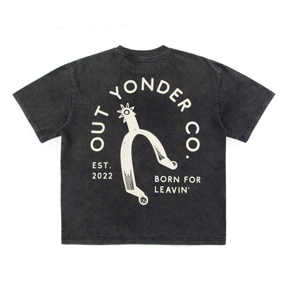 Spur Boxy Tee (Vintage Black)