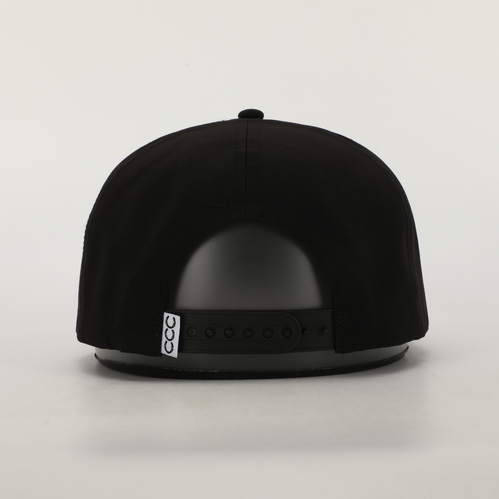 Cowboy Country Club Golfer Roped Hat: Black