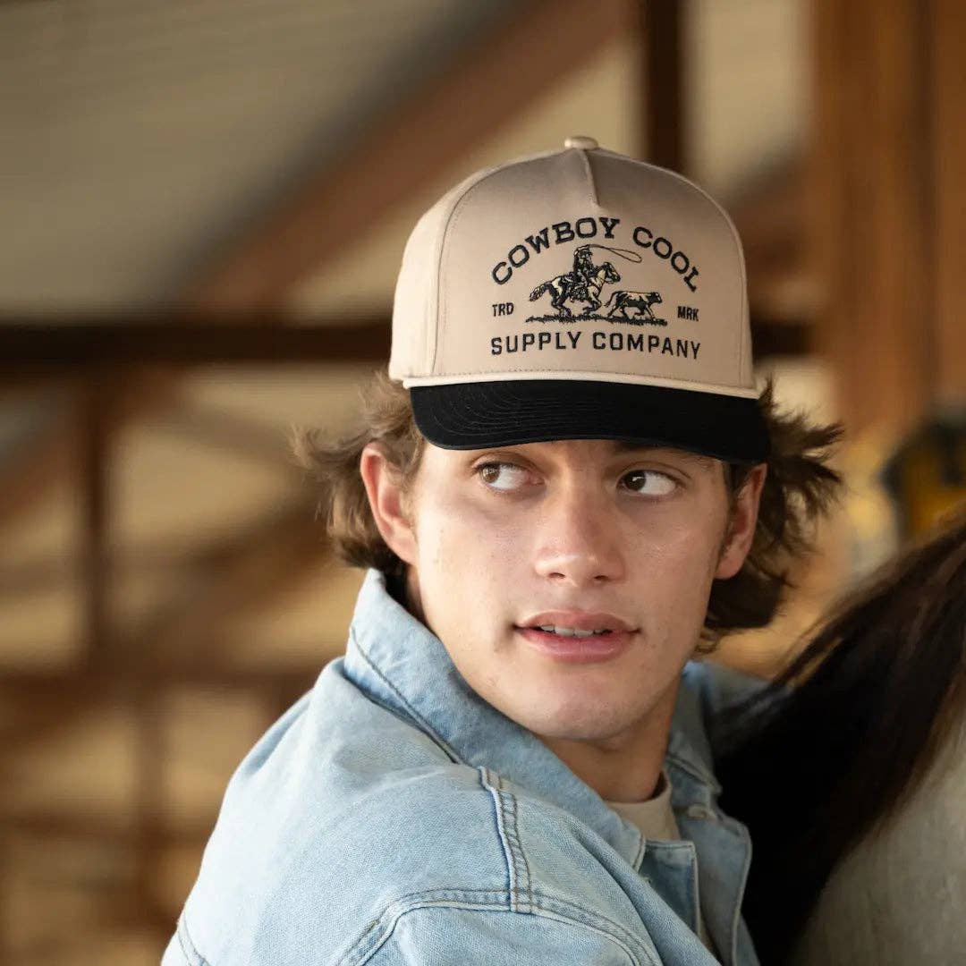 Roper Hat: Tan/Black