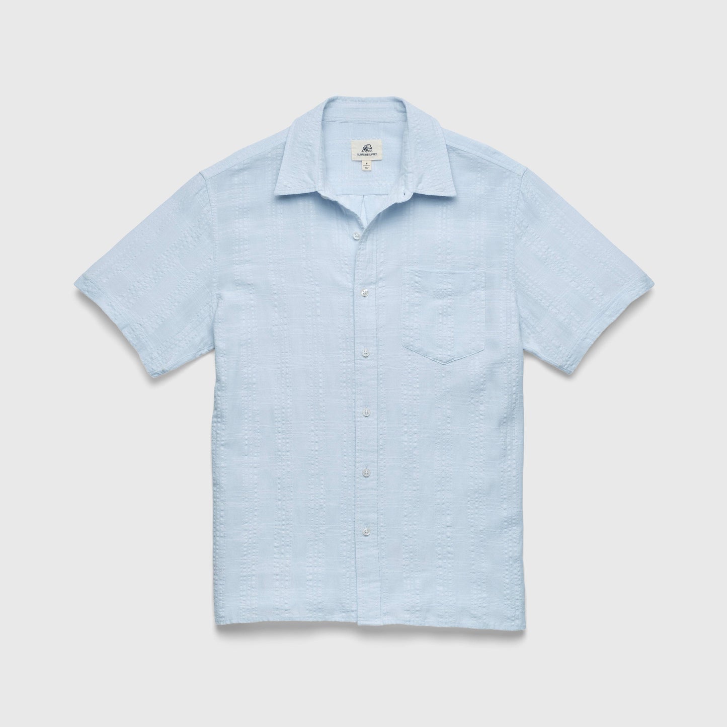 Joseph Textured S/S Shirt - Light Blue: Light Blue