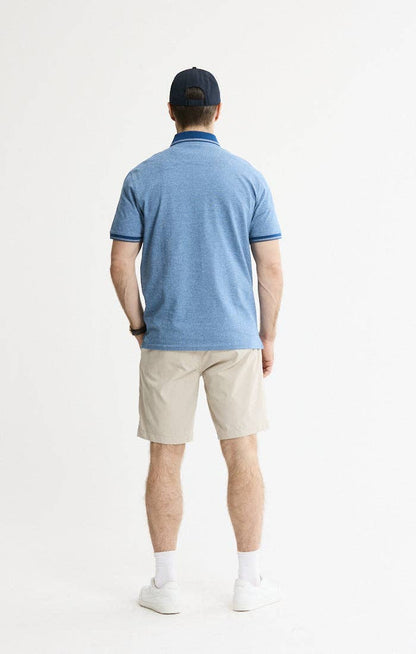 Luxe Brushed Knit Polo: GREEN / XL