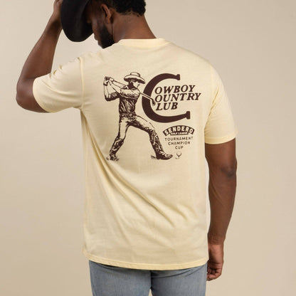 Cowboy Country Club T-Shirt: Cream