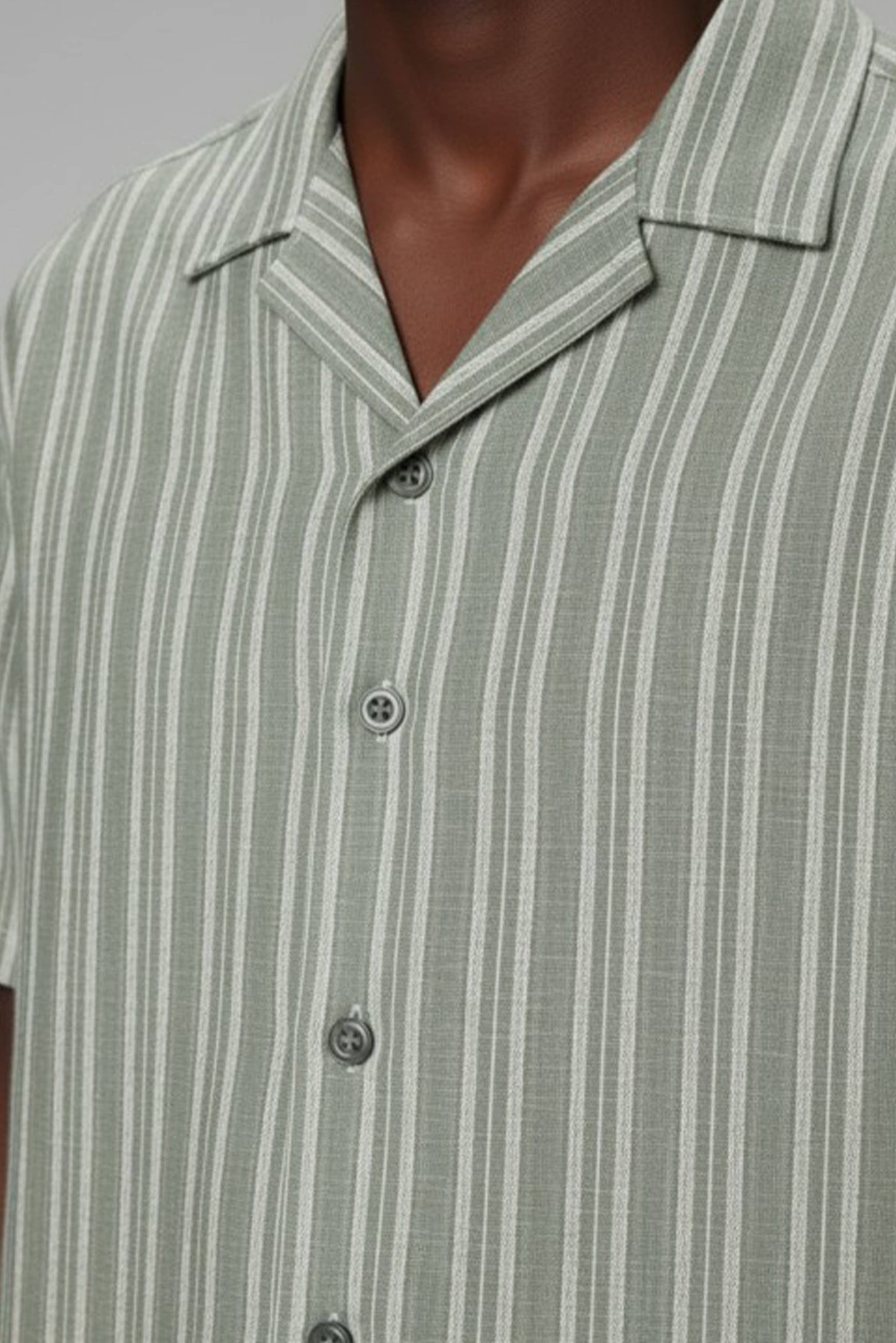 Camp Collar Shirt / Cuban Collar Shirt / Cabana Shirt: HB-88/02 / XL