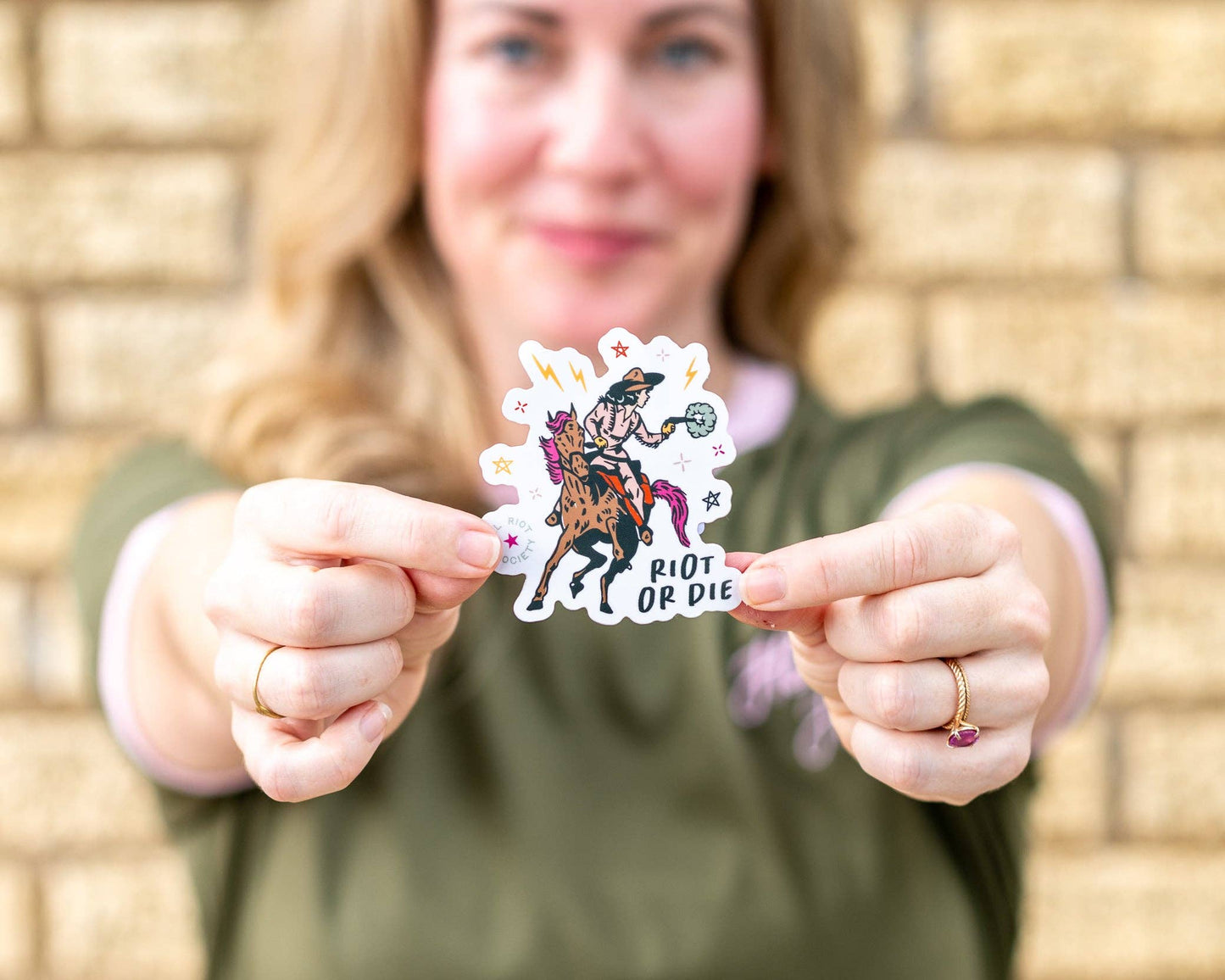 Riot Or Die Die Cut Sticker