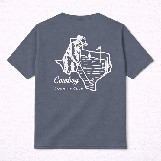 Texas Golf Tee: Navy