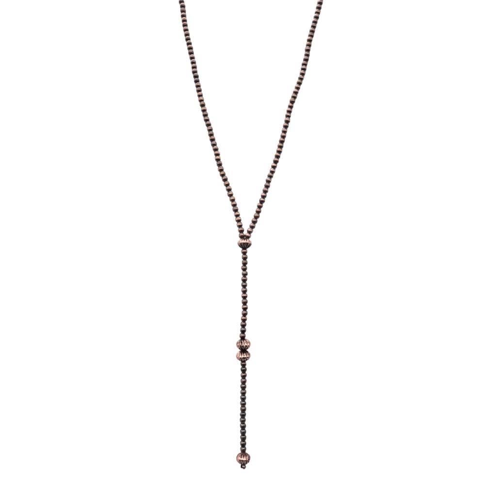 Copper Lariat Necklace