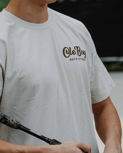 OLE BOY 10 Point Buck T-Shirt: Pigment Ivory