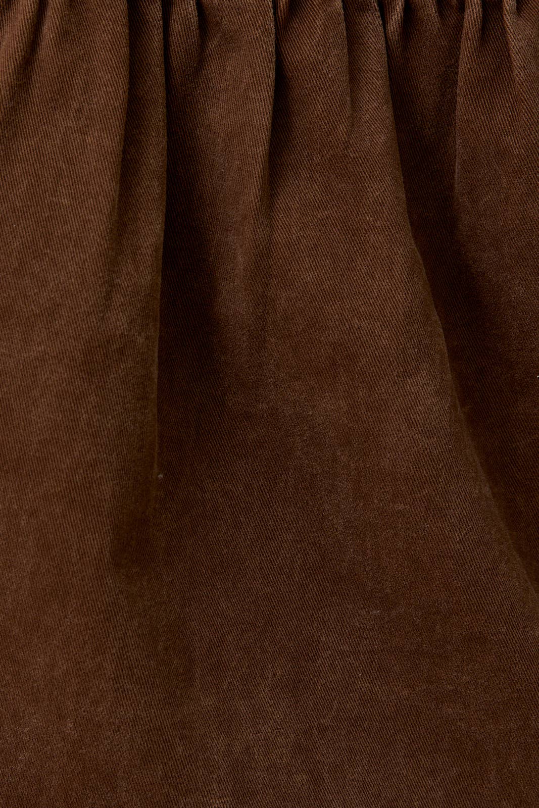 Hope Sleeveless Zip Up Twill Mini Dress: Brown