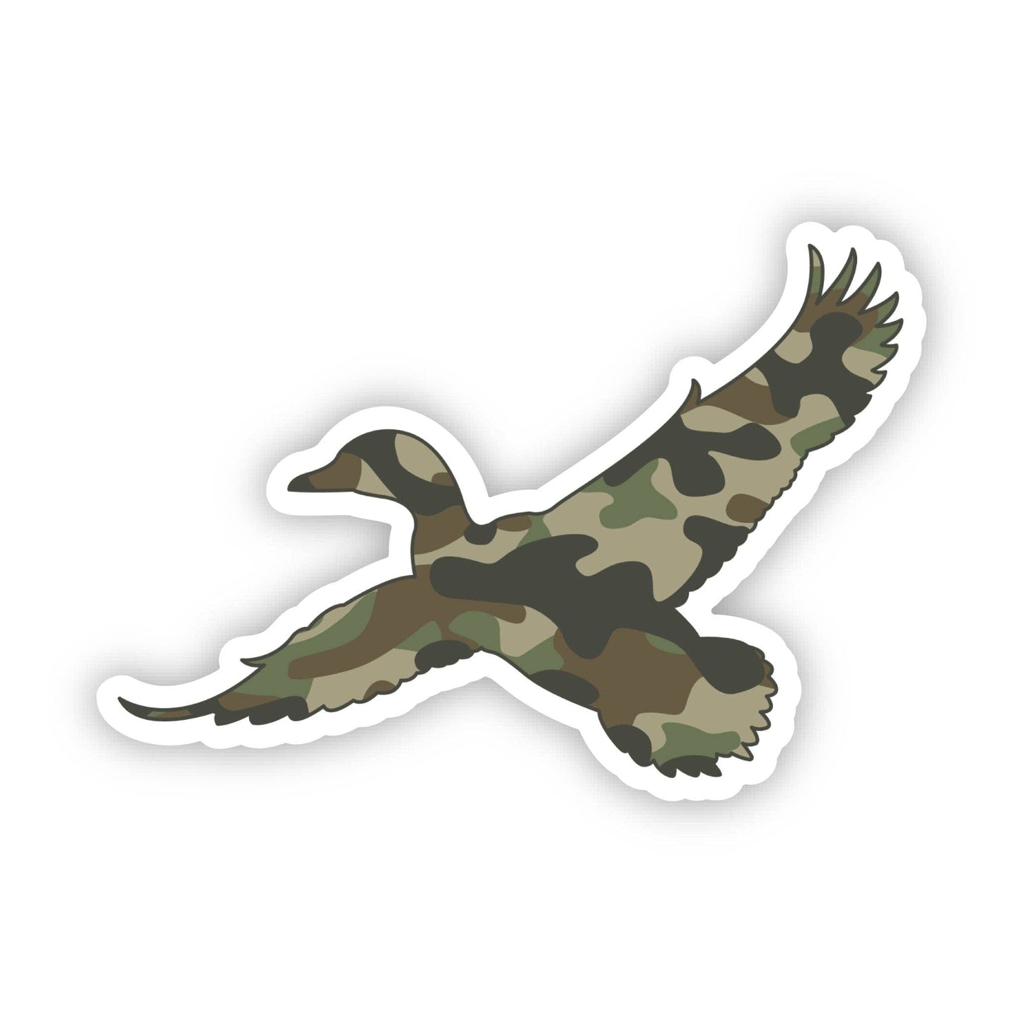 Camo Duck Sticker