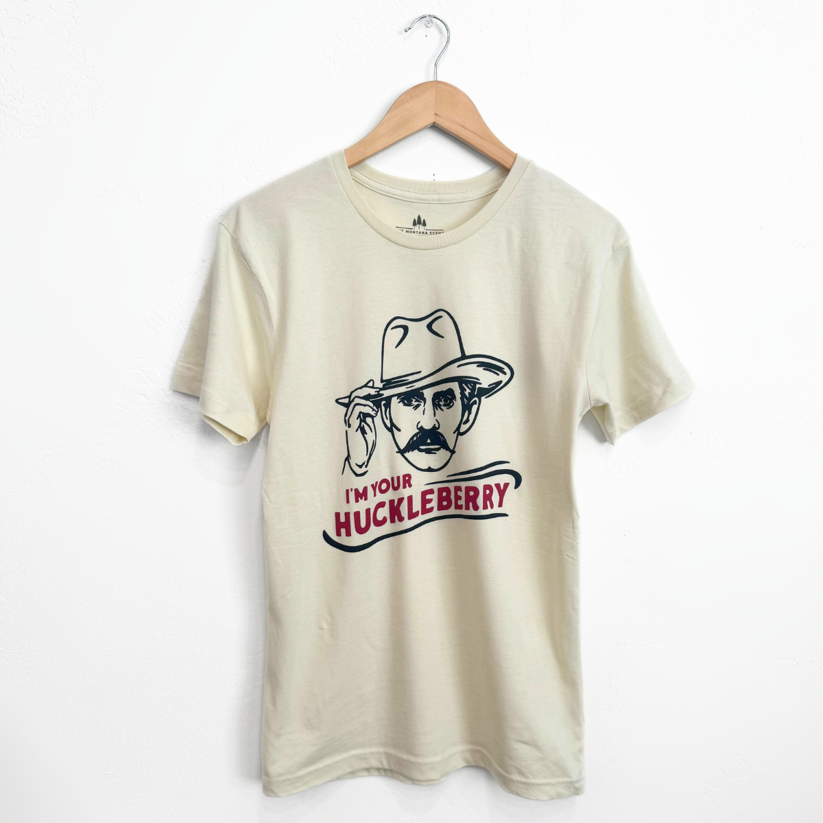 I'm Your Huckleberry Unisex Tee - Natural