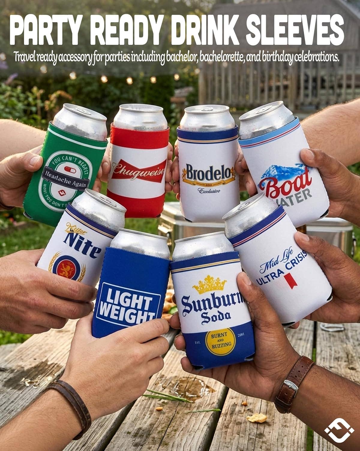 Can Cooler 8 Pack - Beer Bundle