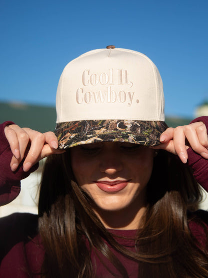 COOL IT COWBOY TRUCKER HAT - CAMO