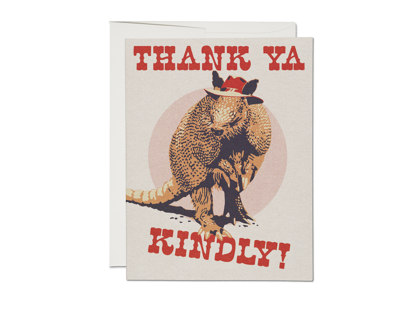 Thank Ya Kindly thank you greeting card: Singles