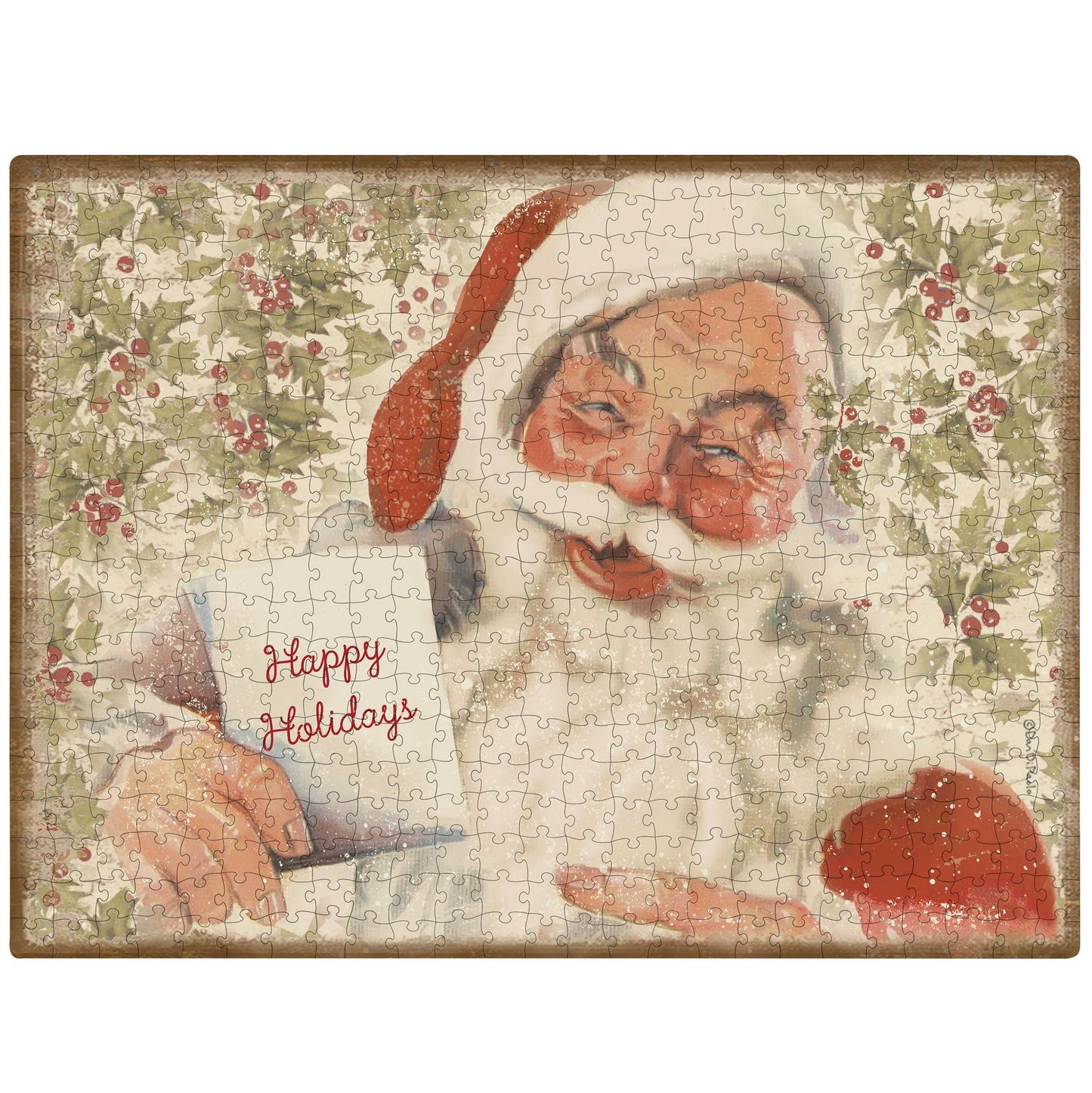 Vintage Santa Puzzle