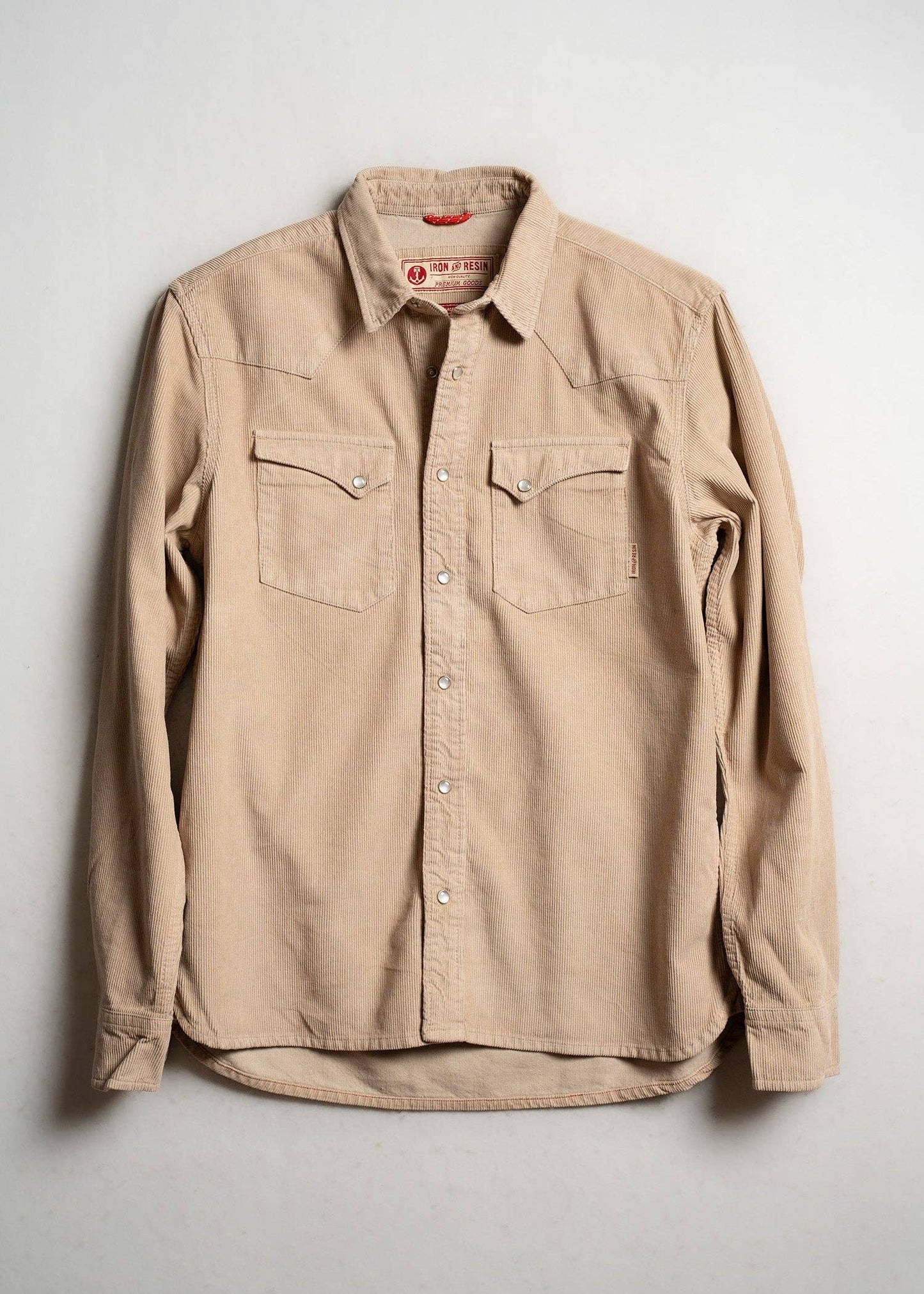 Corduroy Ojai Shirt: Tan