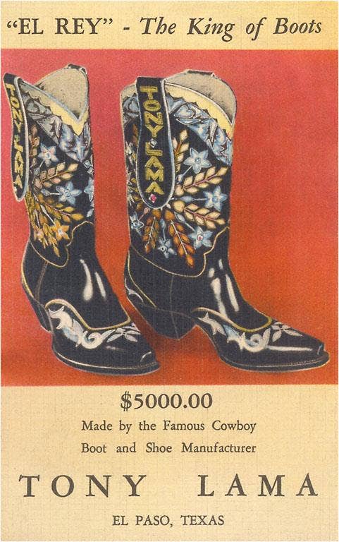 Art Print SH-23 Cowboy Boots by Tony Lama
