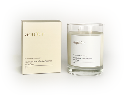 Aquifer | Eucalyptus + Spa | Elevated Soy Candle, 11oz