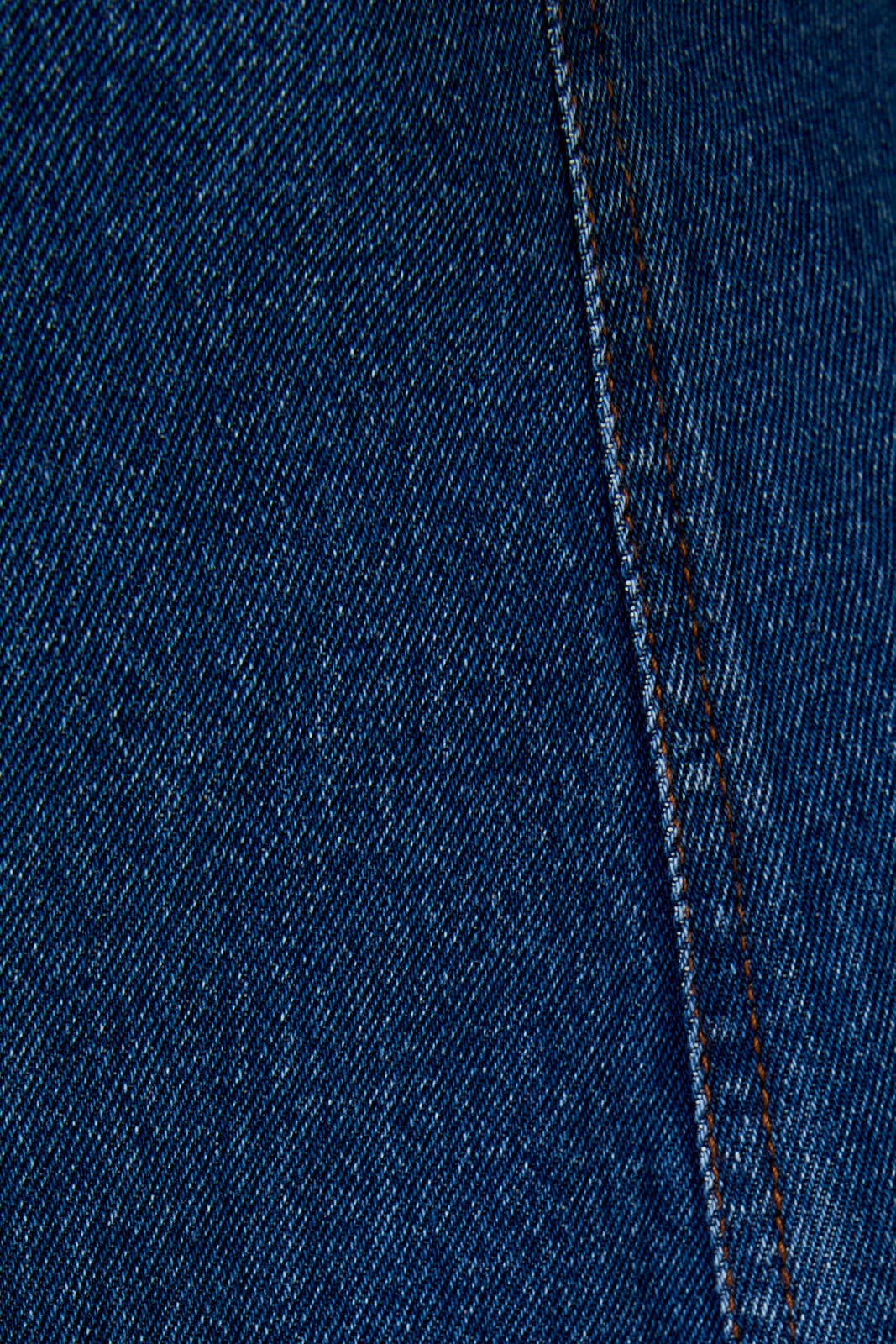 Dakota Long Sleeve Fit & Flare Denim Mini Dress