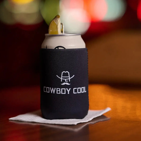 Cowboy Cool Coozie: Black