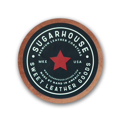 Cowboy Shit Leather Coaster