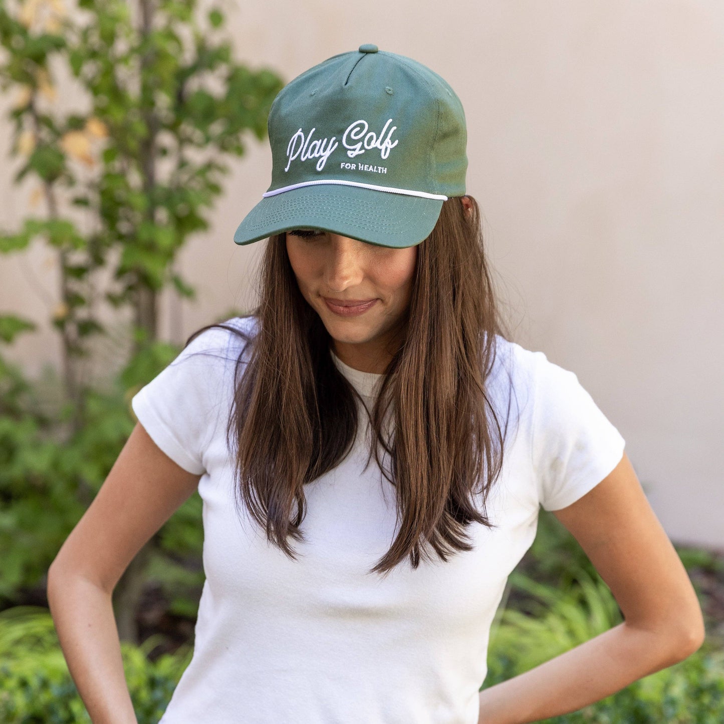 Play Golf For Health Hat: Olive
