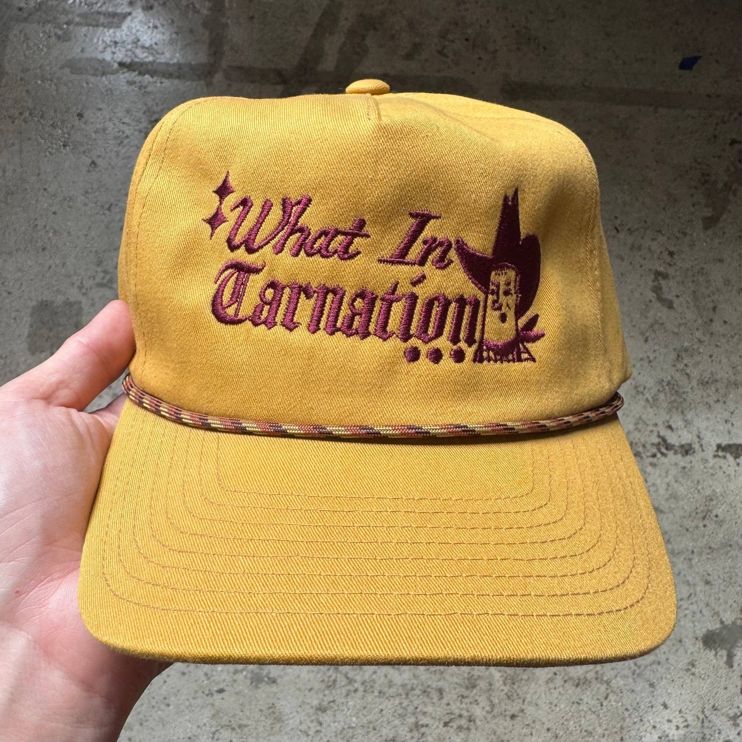'Tarnation’ Hat: Mustard Rope
