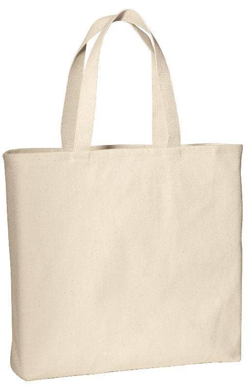 TBF Heavy Cotton Denim Convention Tote Bag - TF270: Washed Denim
