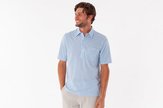 Performance Players Shirt: Hobby Stripe Light Blue