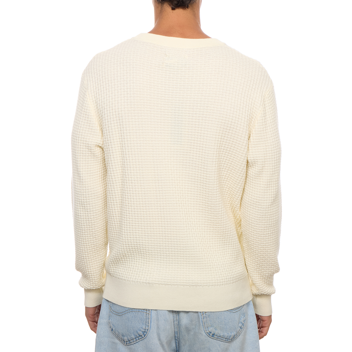 Allen 100% Cotton Sweater: Cream