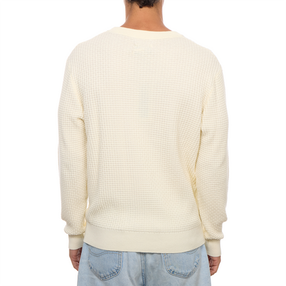 Allen 100% Cotton Sweater: Cream
