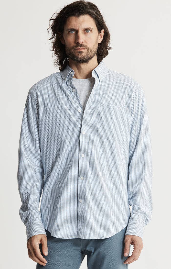 Classic Oxford Long Sleeve Shirt: WHITE / M