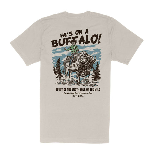 Buffalo T-Shirt: Sand