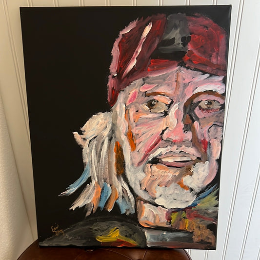 Willie Nelson Painting