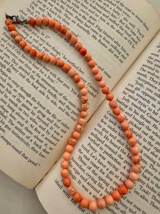 Sunset Skies Stone Beaded Necklace